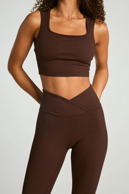 Ribbed Veronica Capri