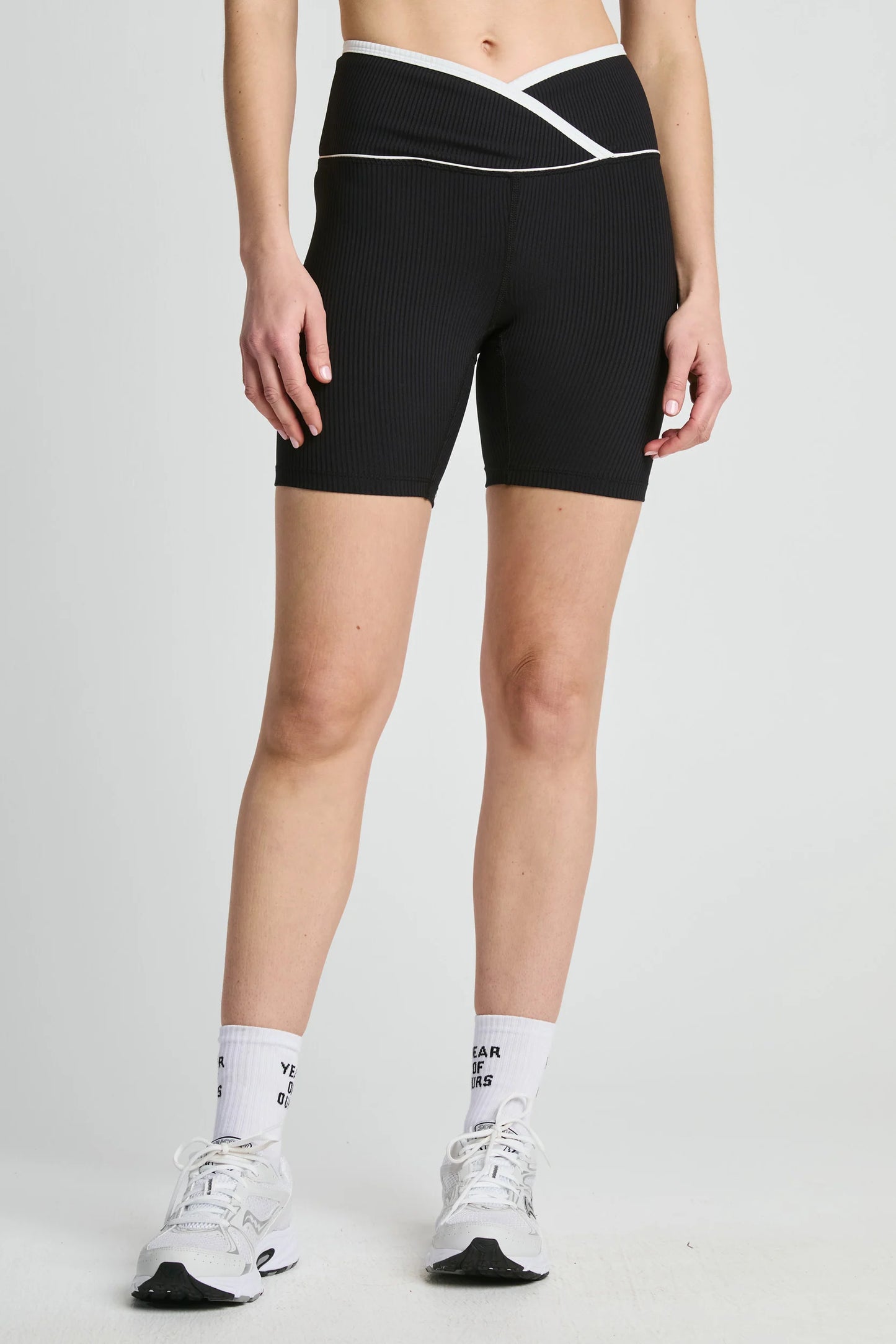 Ribbed Two Tone Veronica Short