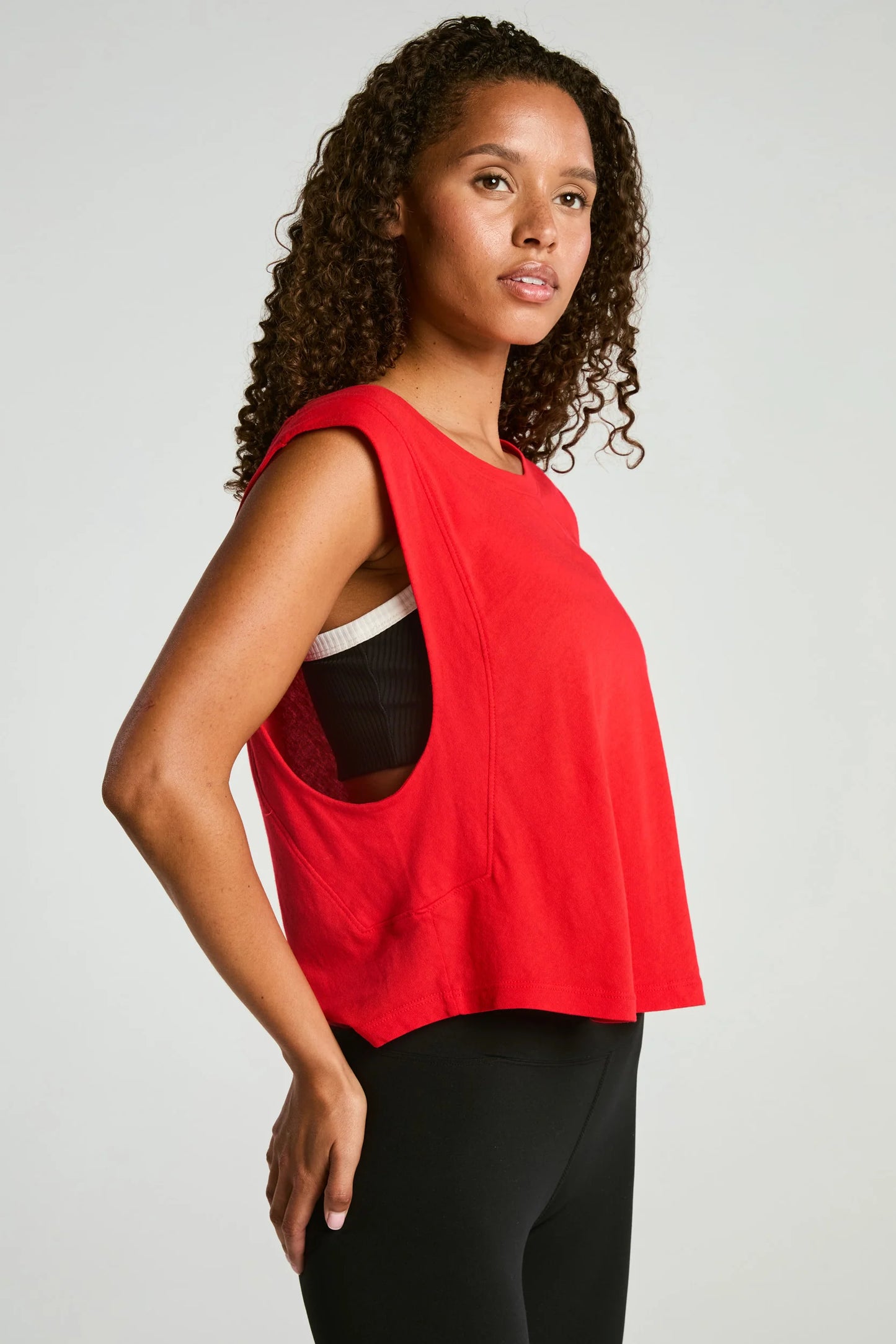 Flow Cropped Muscle Tank