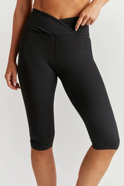 Ribbed Veronica Capri