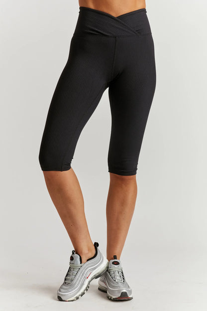 Ribbed Veronica Capri