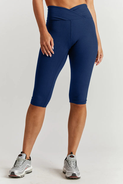 Ribbed Veronica Capri