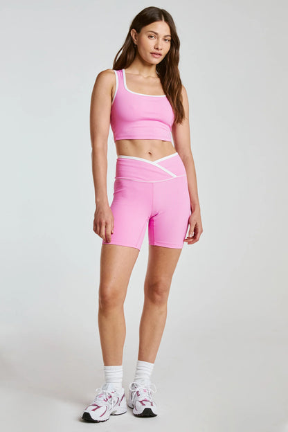 Ribbed Two Tone Veronica Short