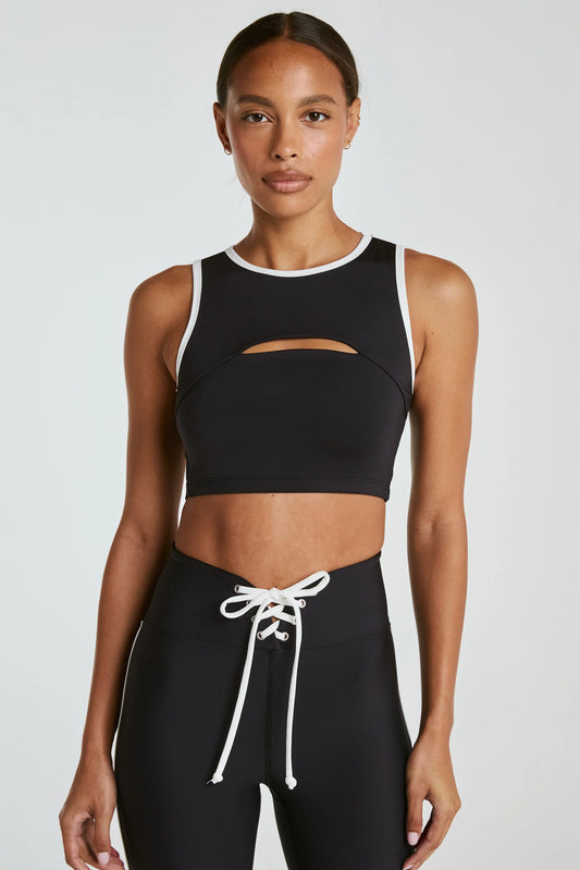 Two Tone Cut Out Bra