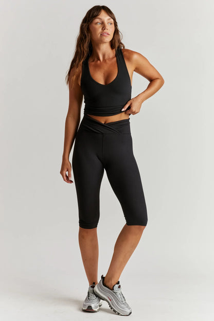 Ribbed Veronica Capri