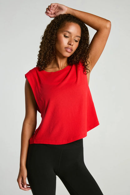 Flow Cropped Muscle Tank