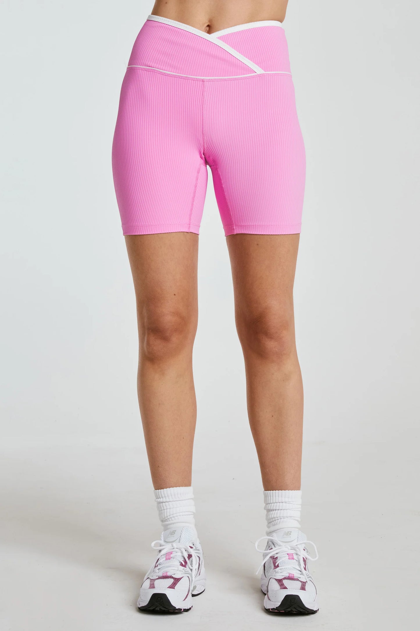 Ribbed Two Tone Veronica Short