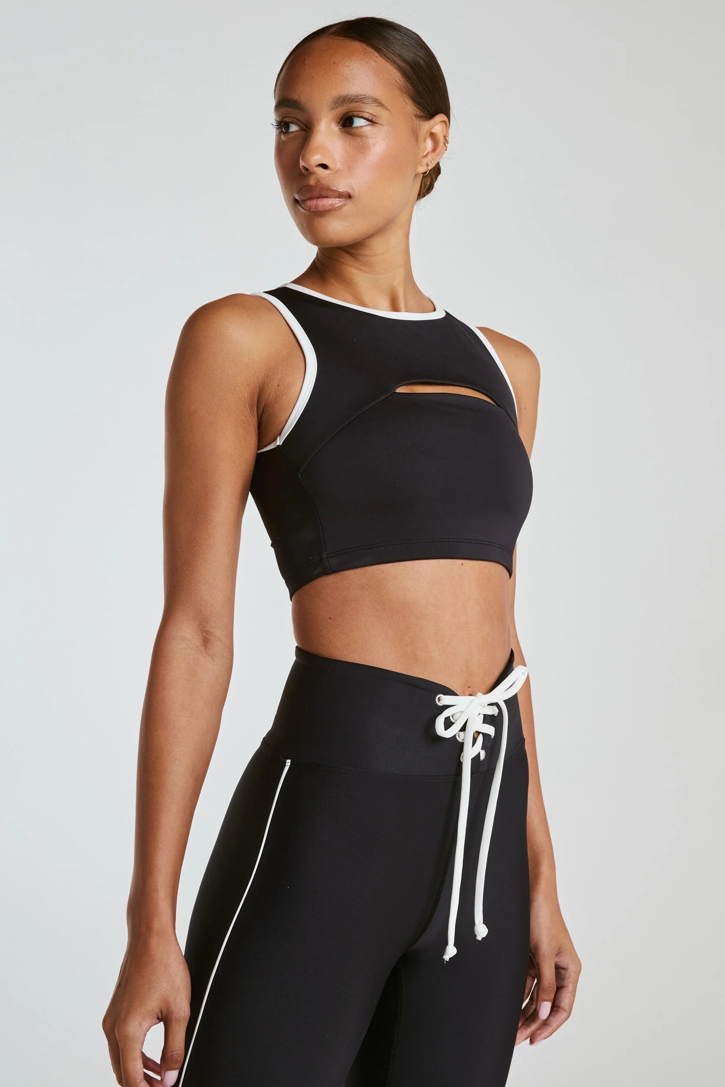 Two Tone Cut Out Bra
